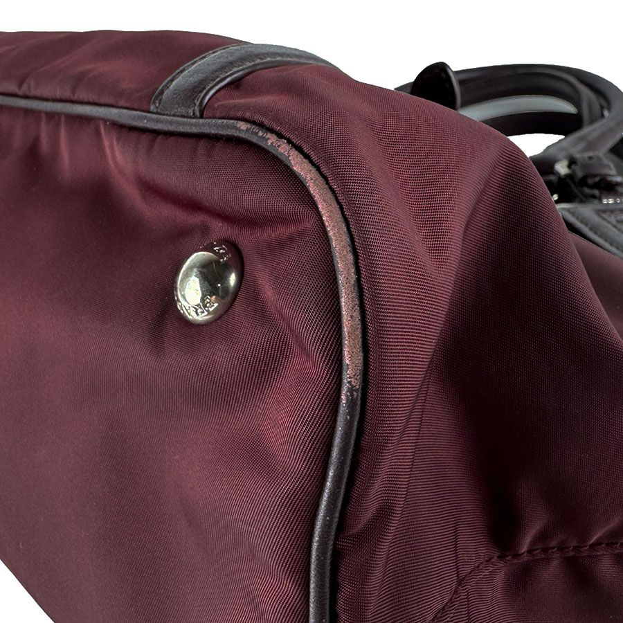 Prada Shoulder Bag Burgundy — view 8