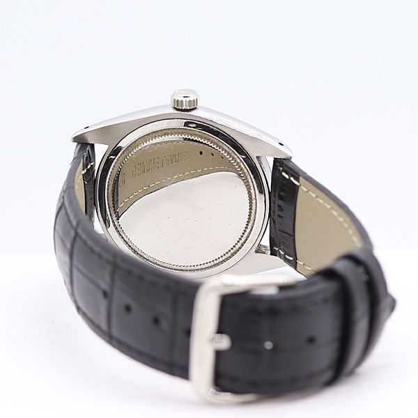 Rolex Oyster Date Precision Manual Wind Silver Dial Watch — view 4