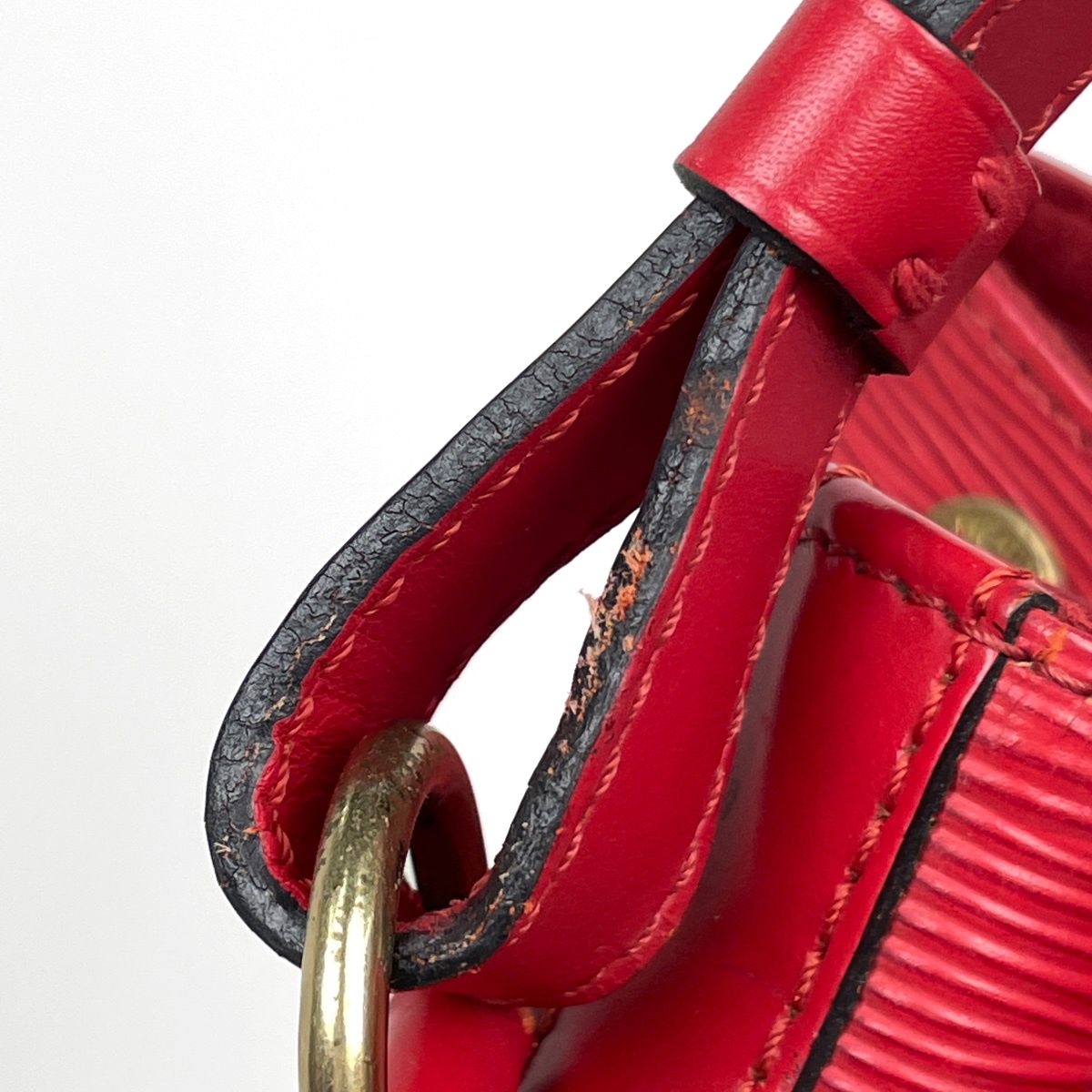 Louis Vuitton Noe Shoulder Bag Drawstring Epi Castilian — view 8