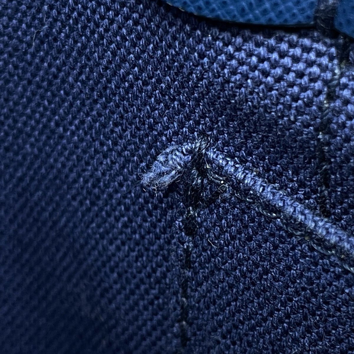 Prada Tote Canapa 2-Way Canvas Blue — view 8
