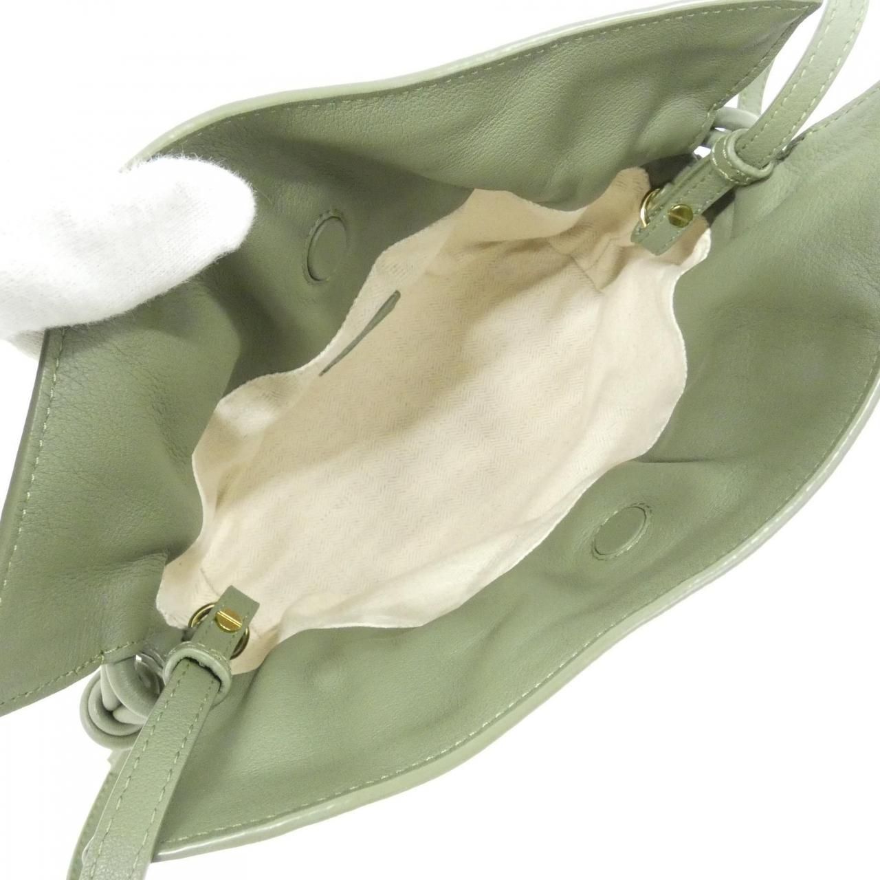 Loewe Flamenco Clutch Green — view 5