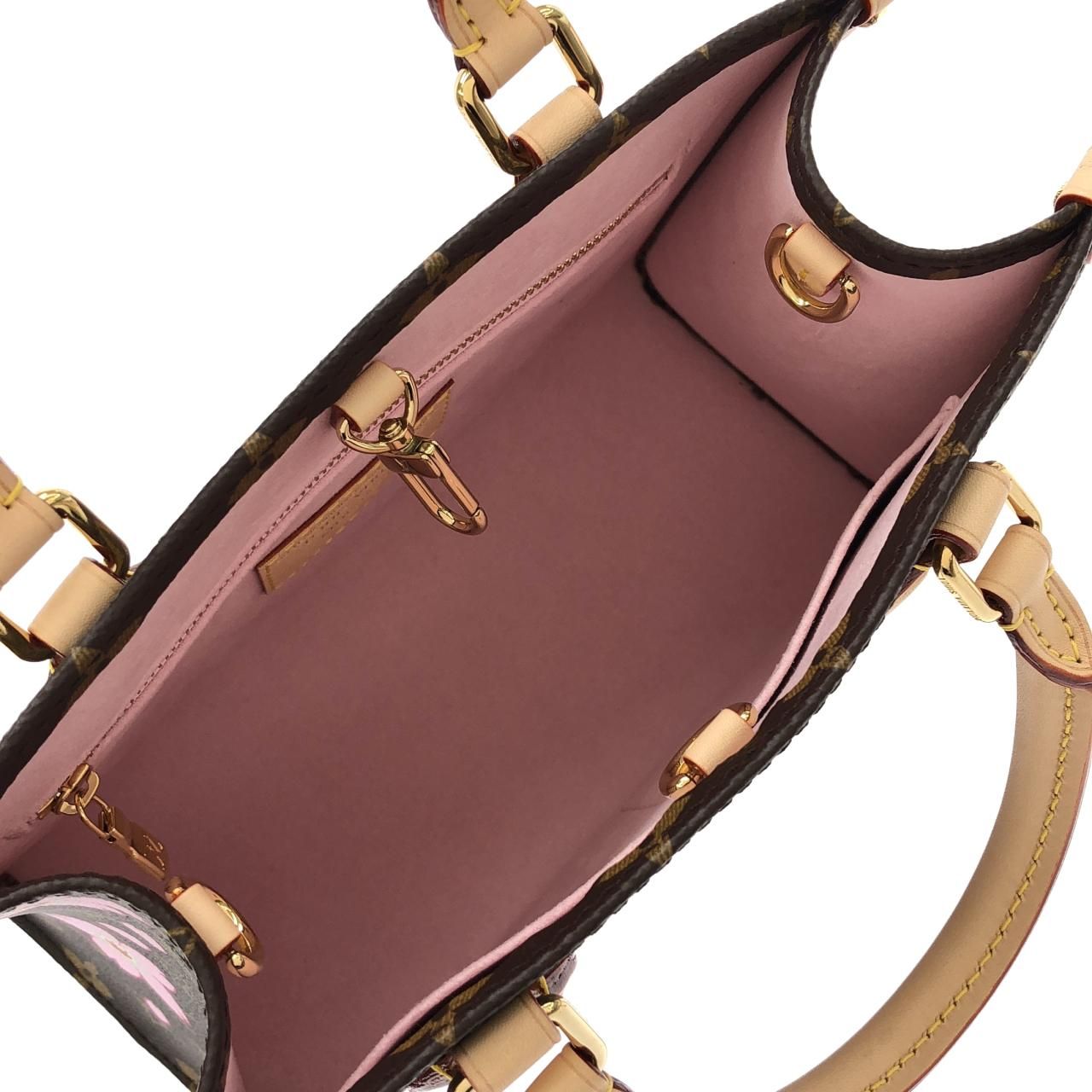 Louis Vuitton Monogram Cherry Blossom on the Go PM Bag — view 8
