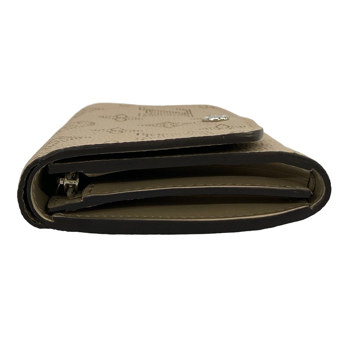 Louis Vuitton Bifold Wallet Mahina Portefeuille Iris Compact Galet Leather — view 8