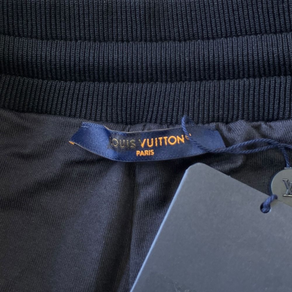 Louis Vuitton Monogram Jacquard Camouflage Fleece Pants Navy Green XL — view 7