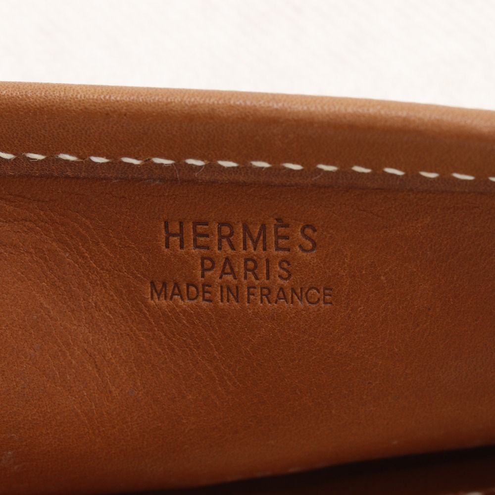 Hermes Evelyne 1 PM Toile H Brown Shoulder Bag — view 8