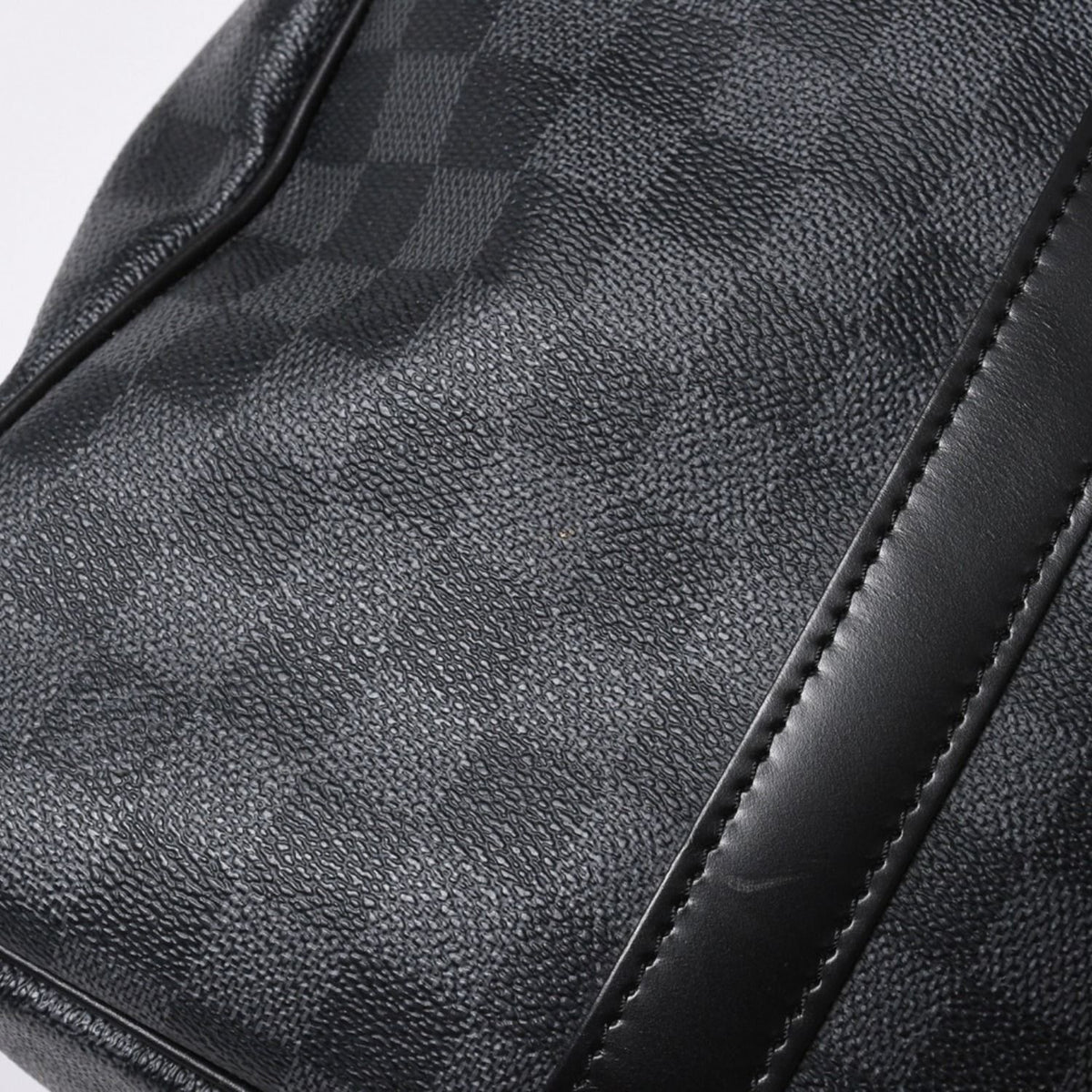 Louis Vuitton Keepall Bandouliere 55 Boston Bag Damier Graphite Black — view 8
