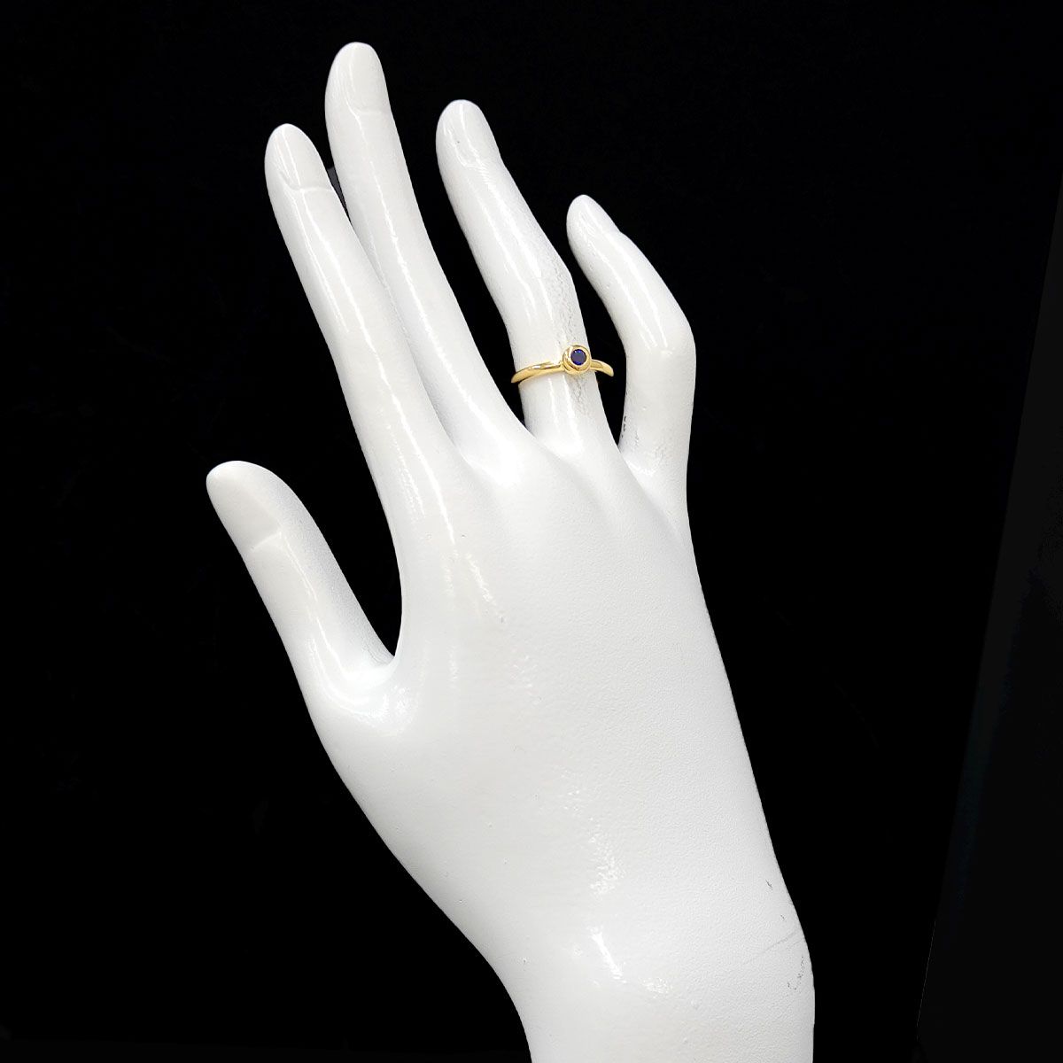Tiffany & Co Ring Sapphire 18k Yellow Gold — view 7