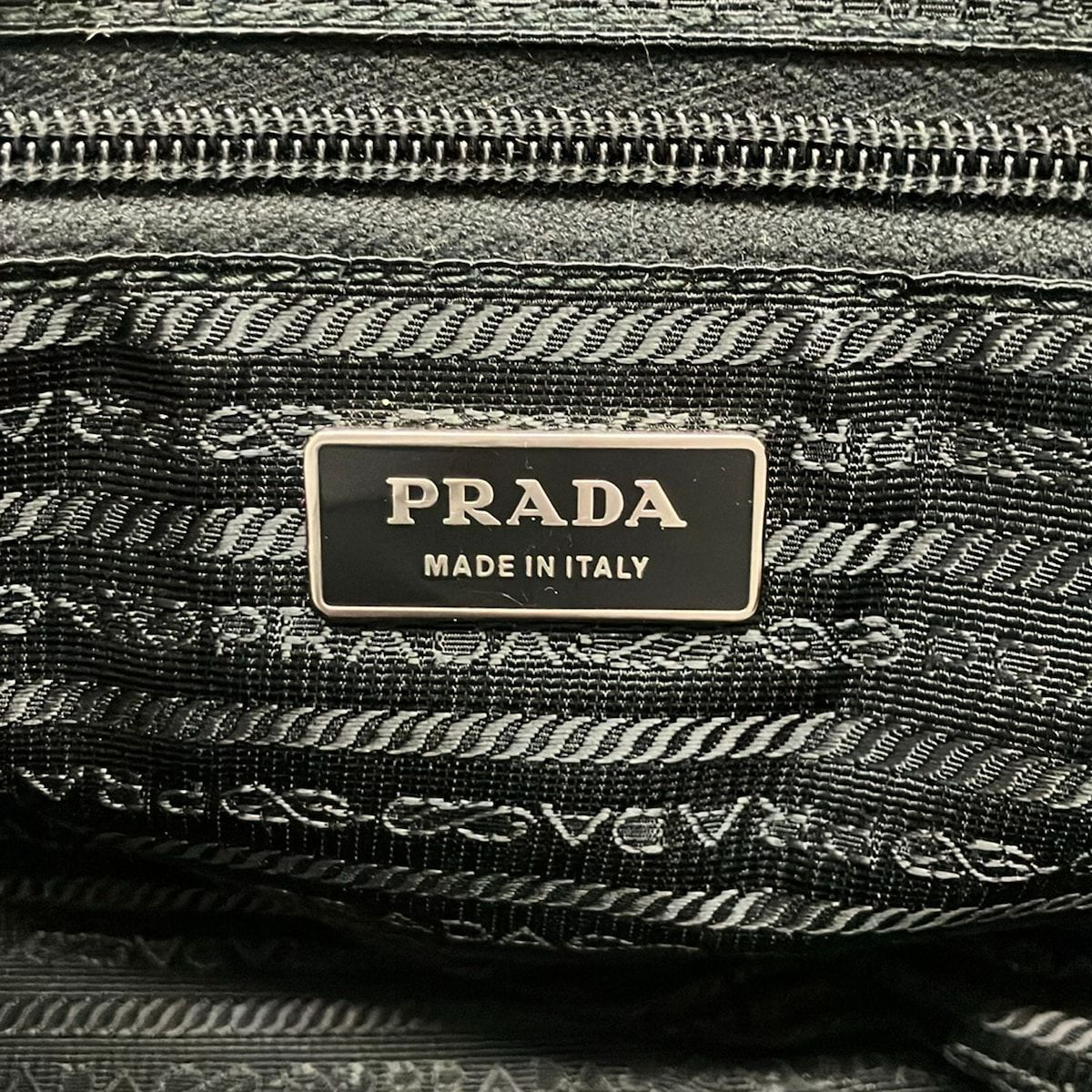Prada Business Bag Black No Lock Leather — view 8