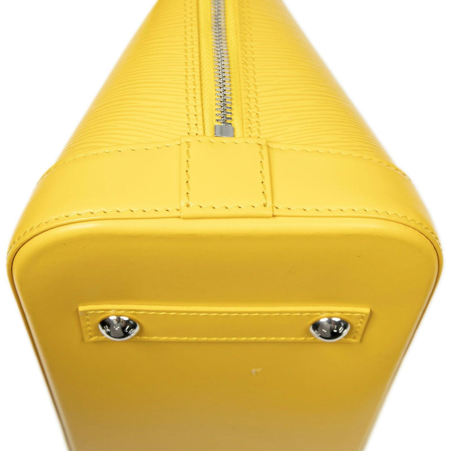 Louis Vuitton Alma Yellow Epi Handbag — view 8