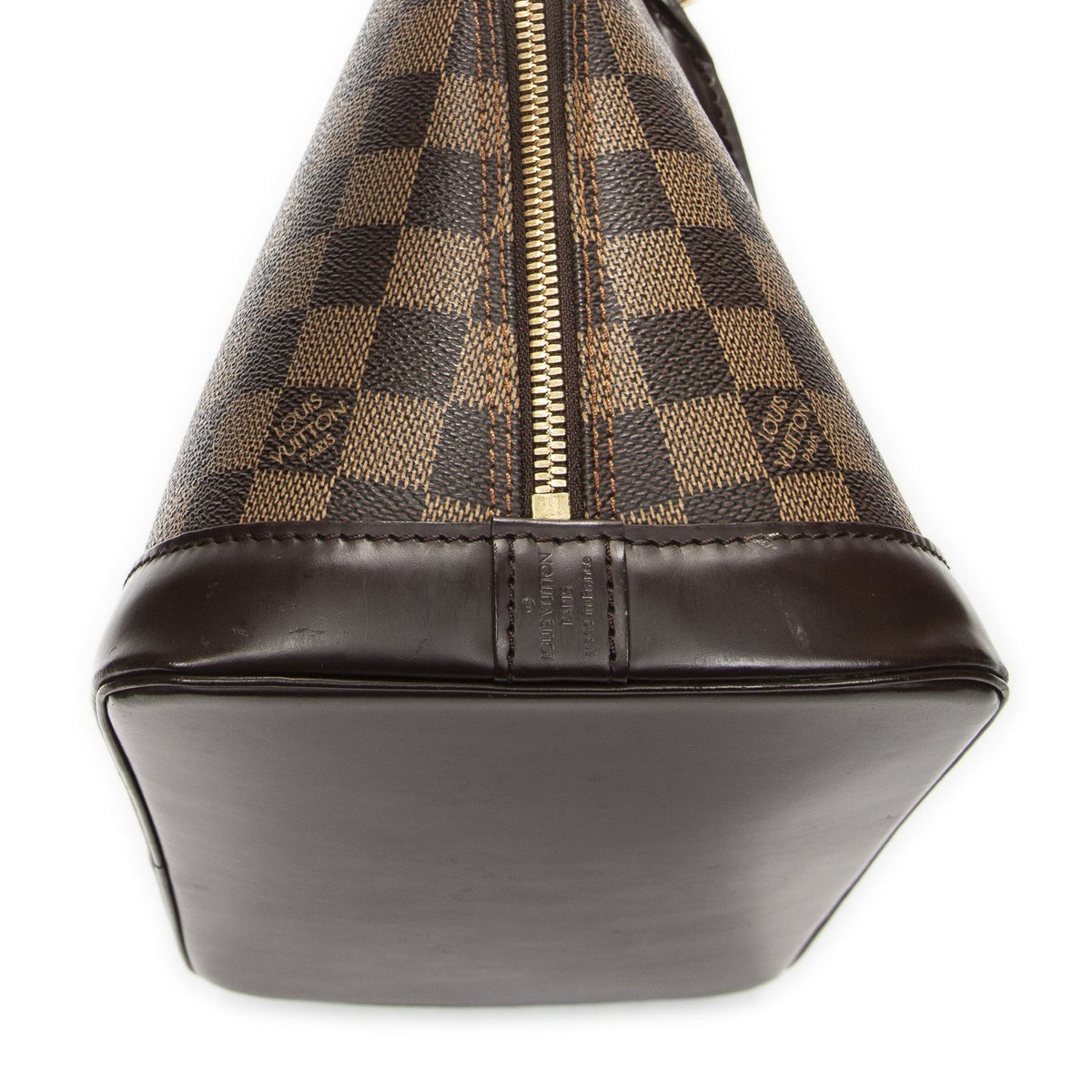 Louis Vuitton Alma Brown Damier Ebene Handbag — view 8