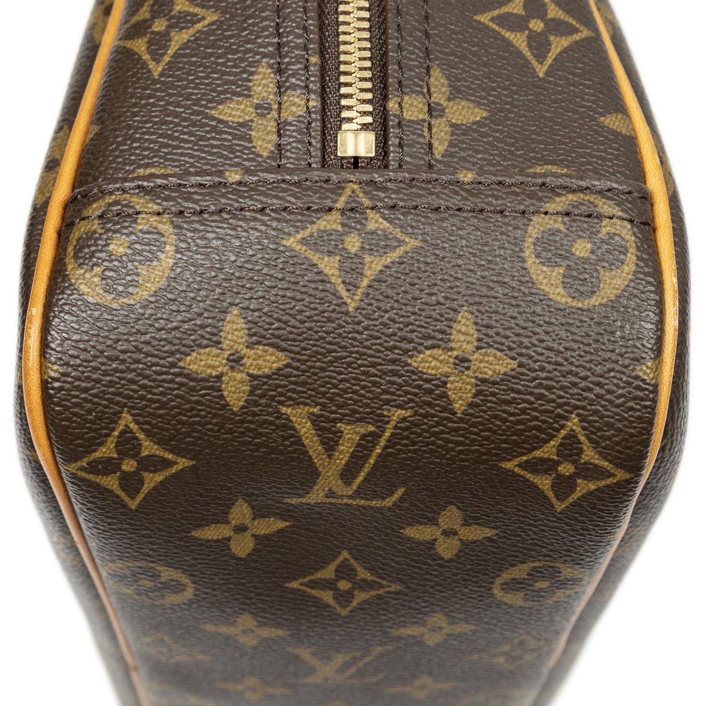 Louis Vuitton Brown Monogram Canvas Handbag — view 8