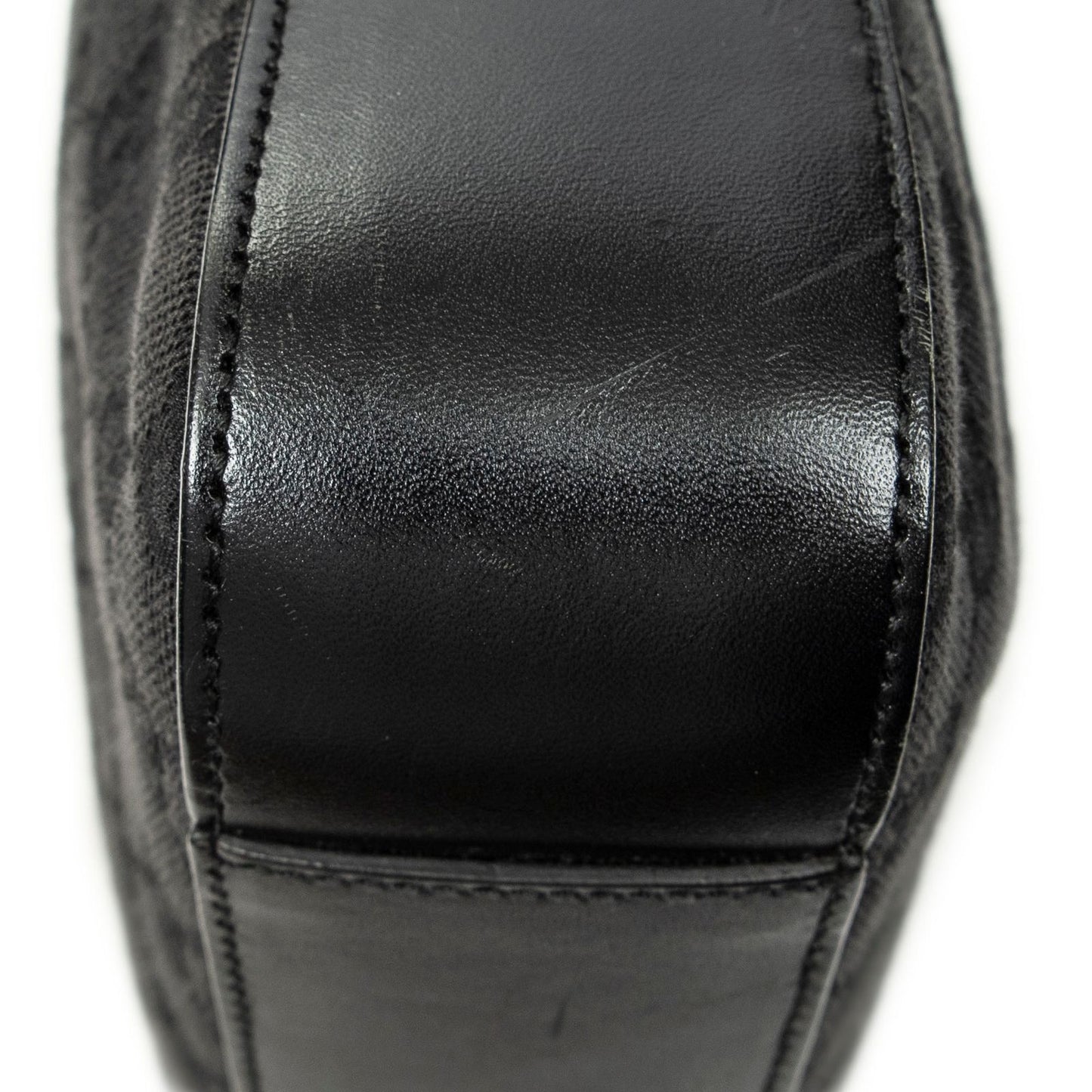 Gucci Shoulder Zip Hobo Black GG Canvas — view 8