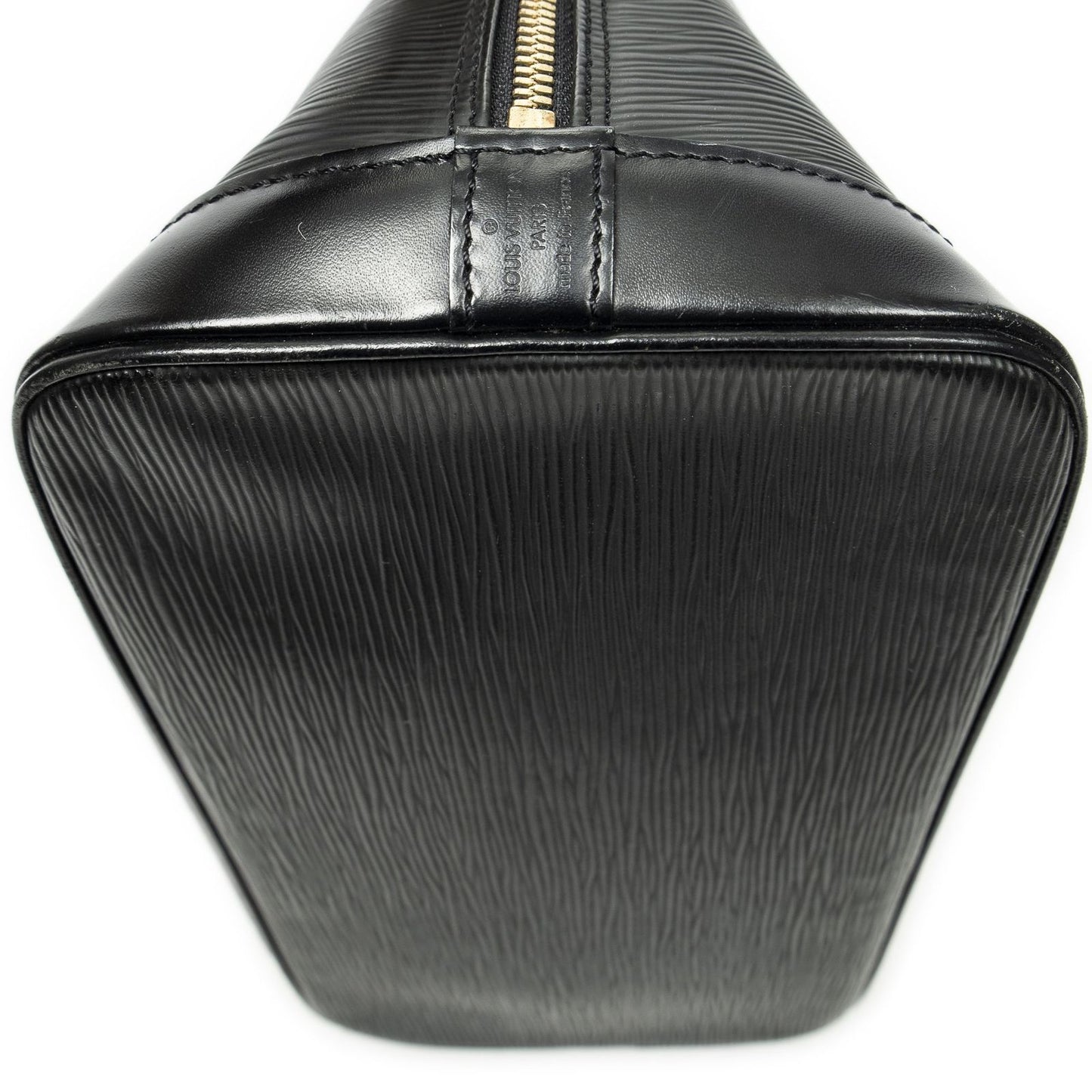Louis Vuitton Alma Black Epi Handbag — view 8
