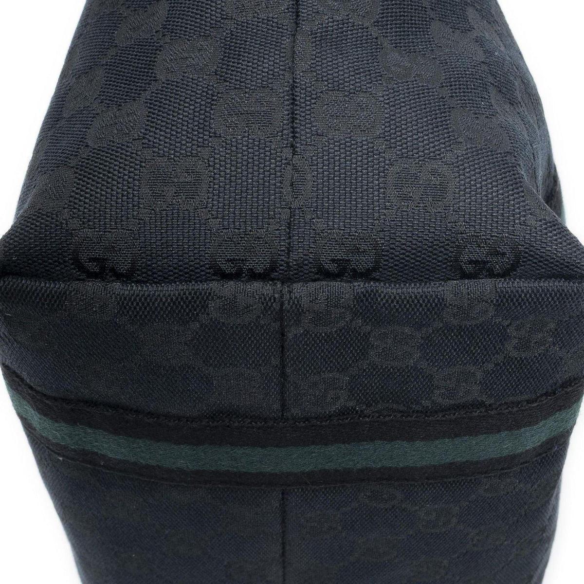 Gucci Small Web Jolicoeur Tote Black GG Canvas — view 8