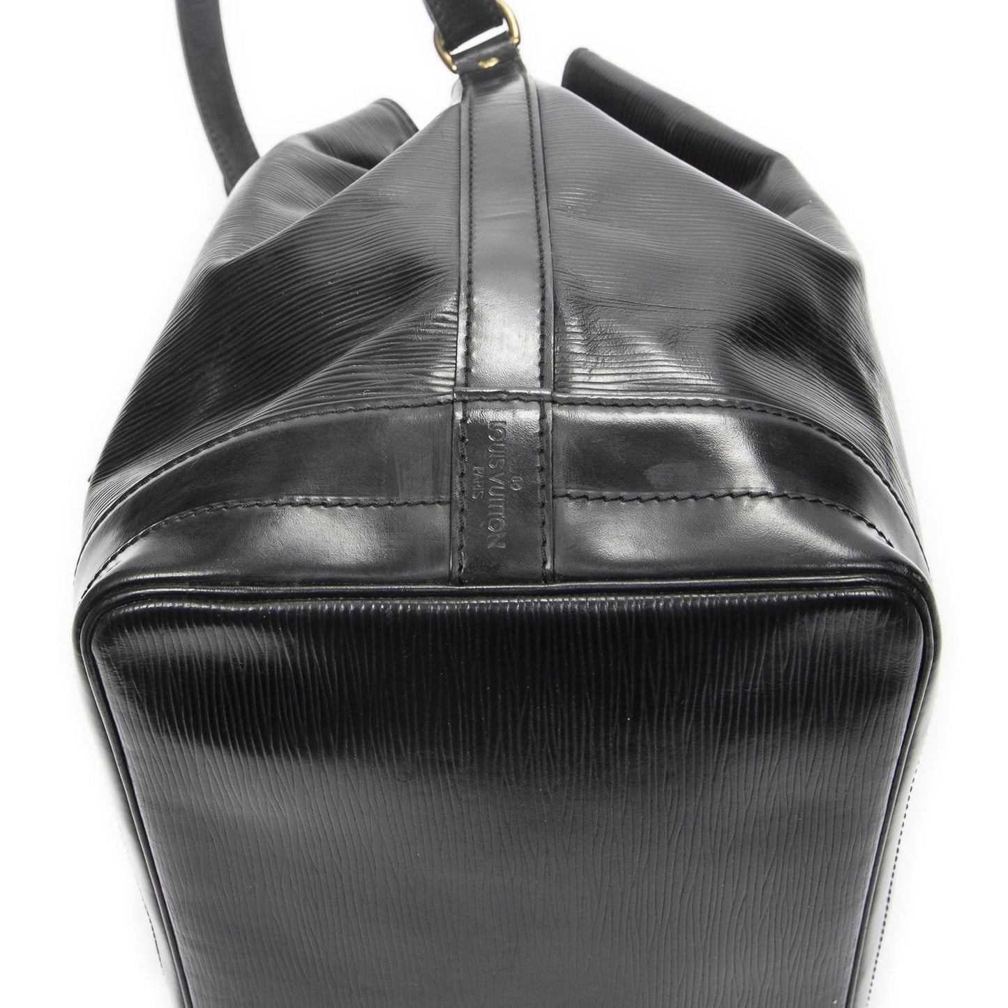 Louis Vuitton Noe Black Epi Bucket Bag — view 8