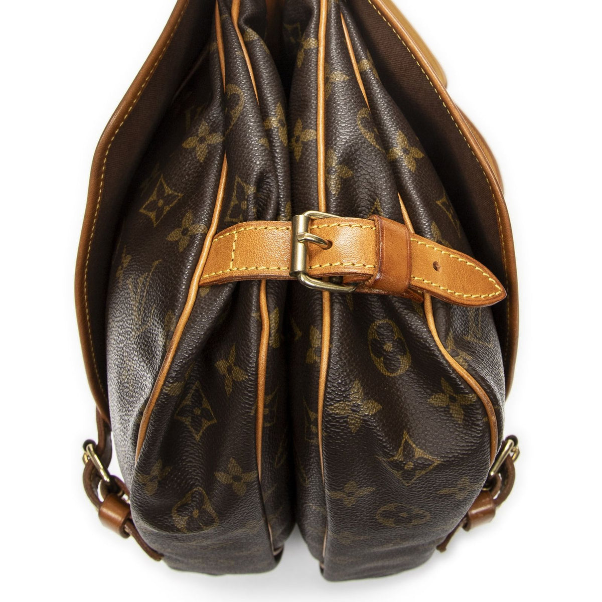 Louis Vuitton Saumur Brown Monogram Canvas Crossbody — view 8