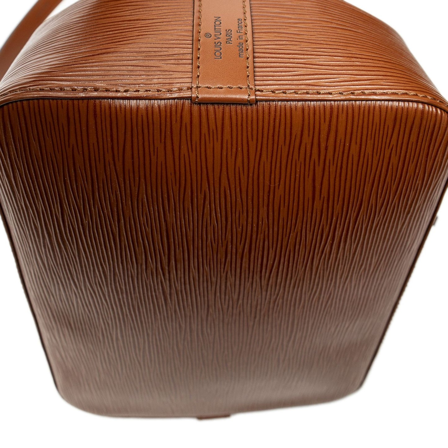 Louis Vuitton Noe Brown Epi Bucket Bag — view 8