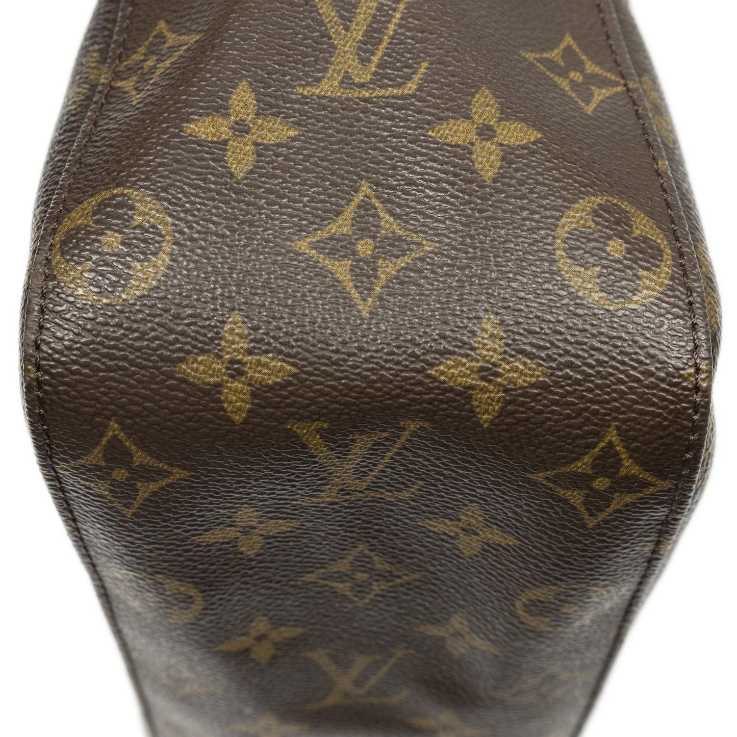 Louis Vuitton Looping Brown Monogram Canvas Shoulder Bag — view 8