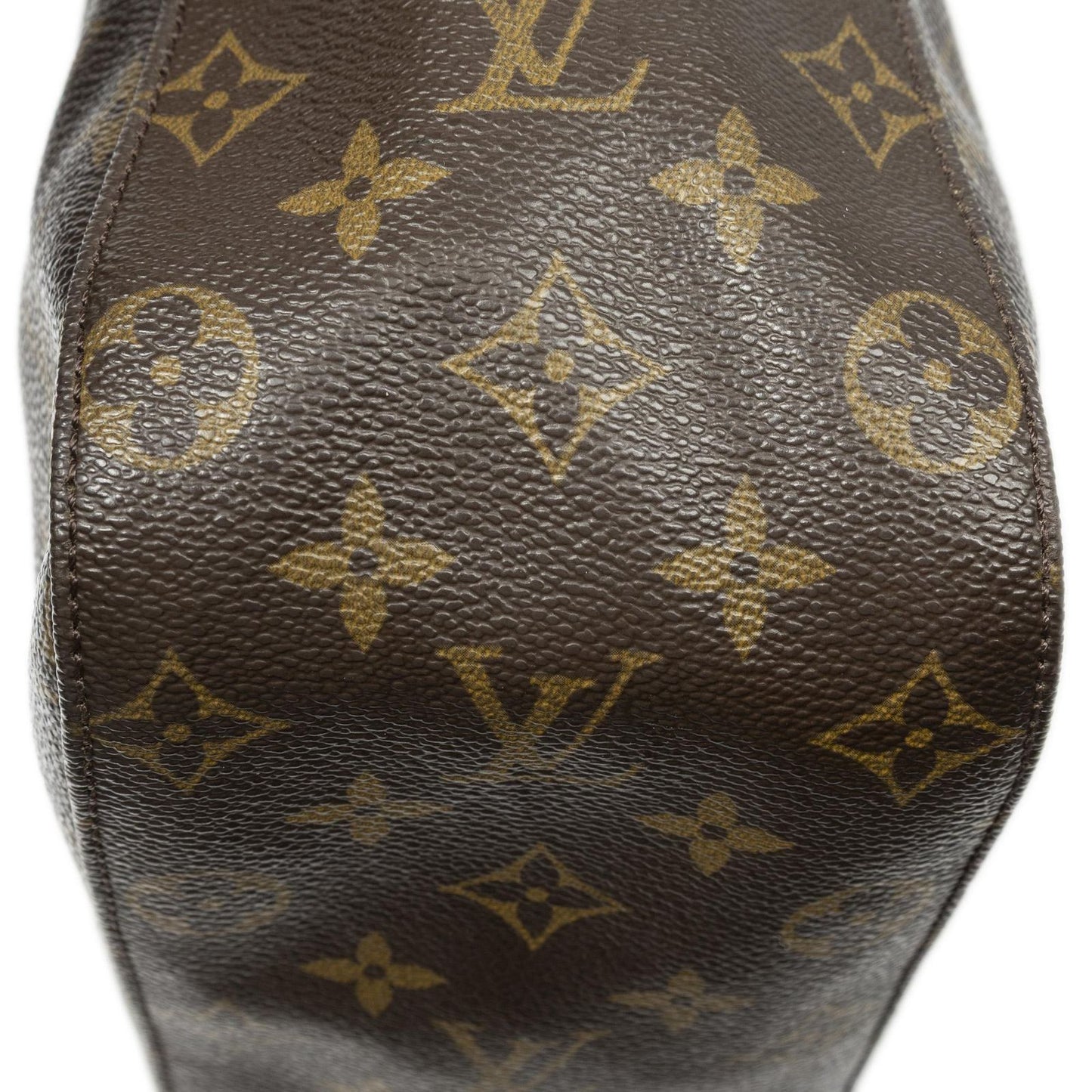 Louis Vuitton Looping Brown Monogram Canvas Shoulder Bag — view 8