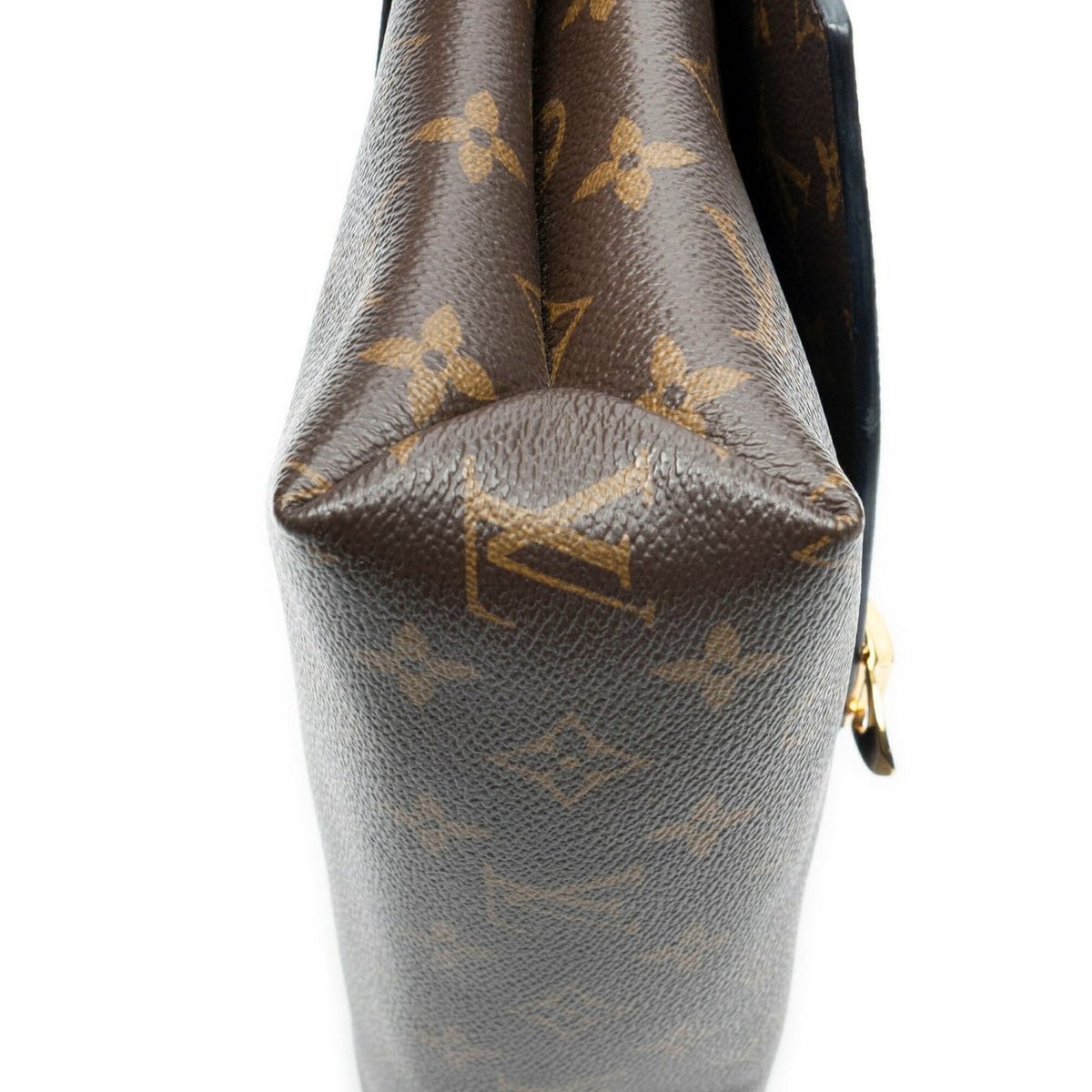 Louis Vuitton Saint Placide Brown Black Monogram Canvas Shoulder Bag — view 8