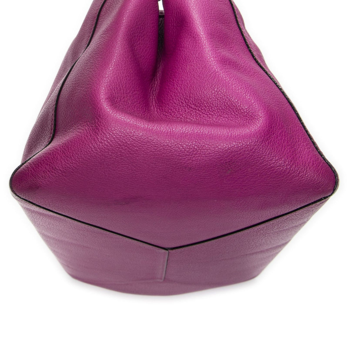 Loewe Barocco Anagram Tote Fuchsia Pink Grain Calfskin Leather — view 8