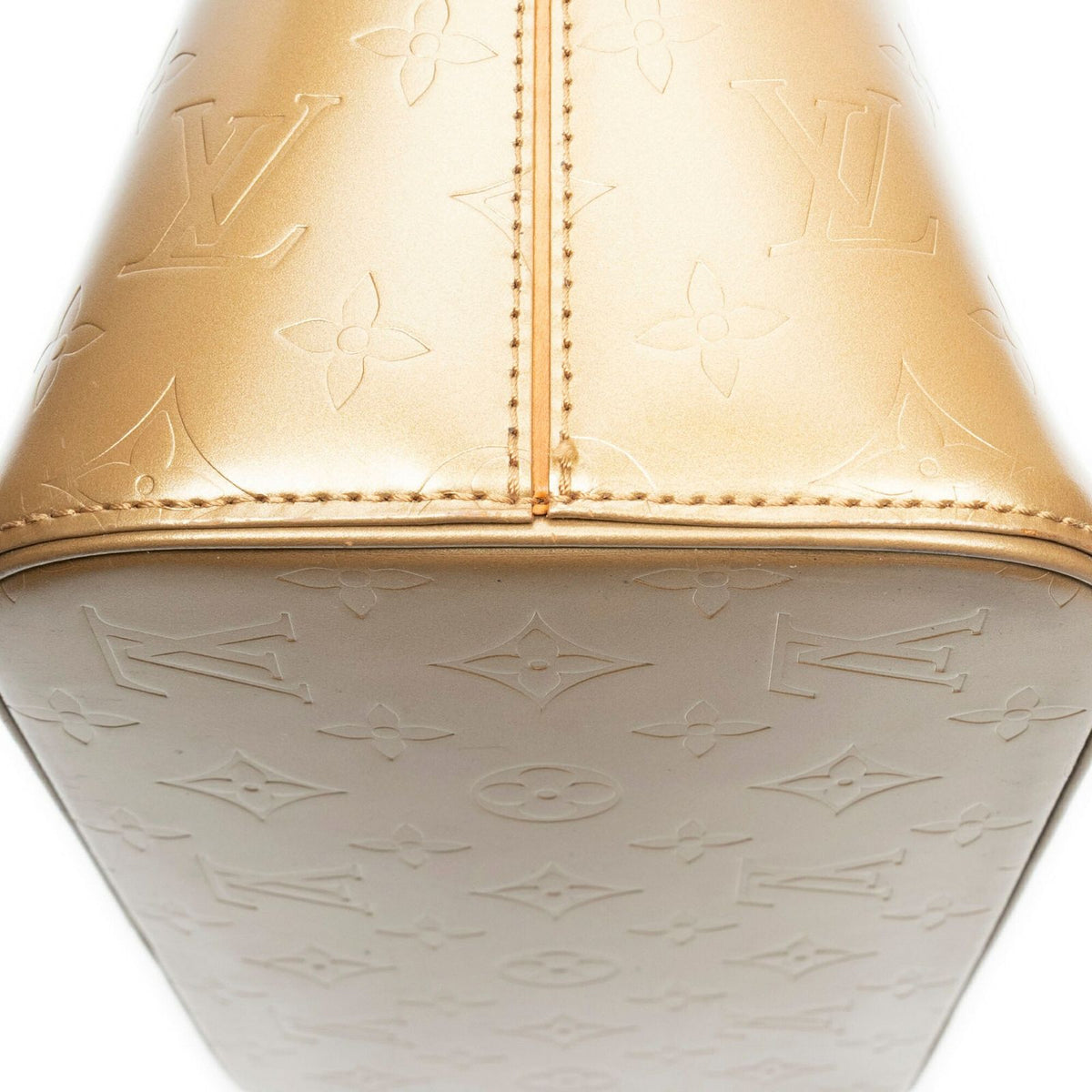 Louis Vuitton Stockton Beige Monogram Matte Shoulder Bag — view 8