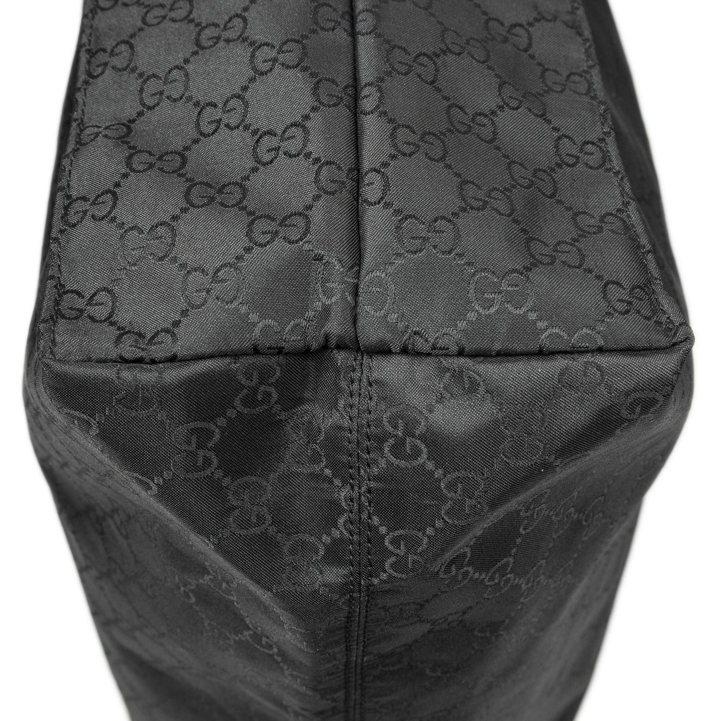Gucci Vertical Tote Black GG Nylon Canvas — view 8