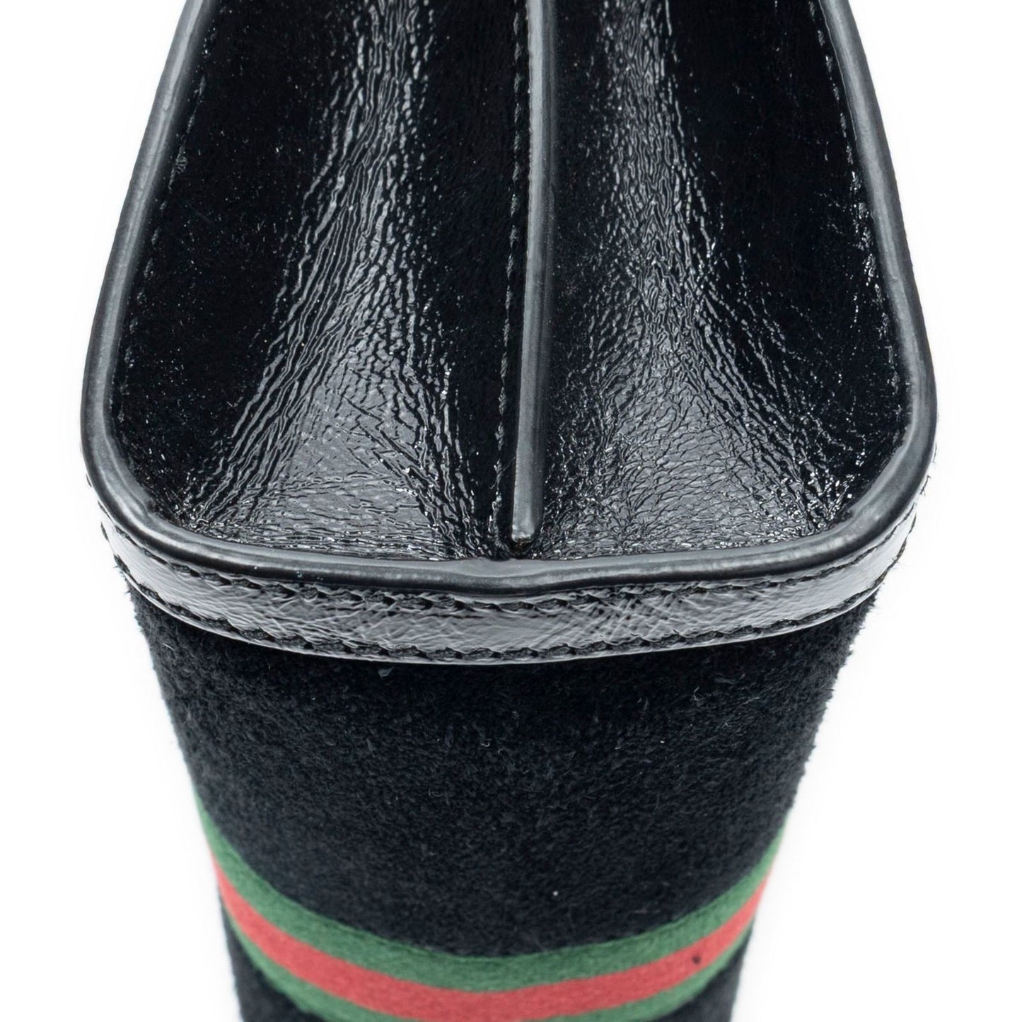 Gucci Small Web GG Ophidia Black Suede Leather Shoulder Bag — view 8