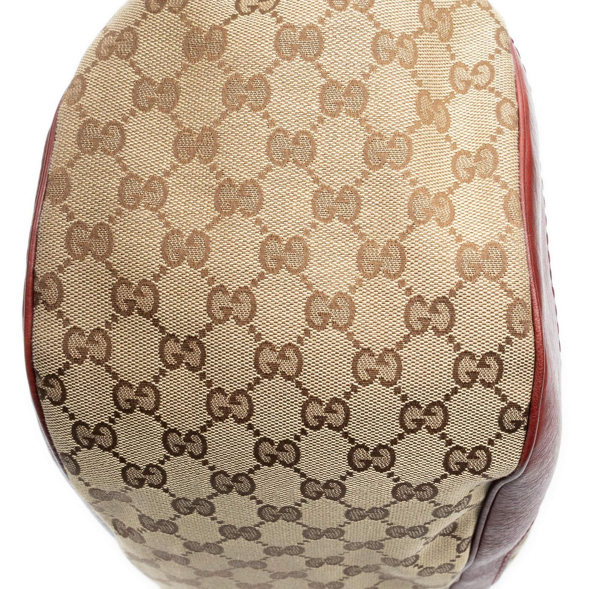Gucci Charlotte Tote Red Beige GG Canvas — view 8