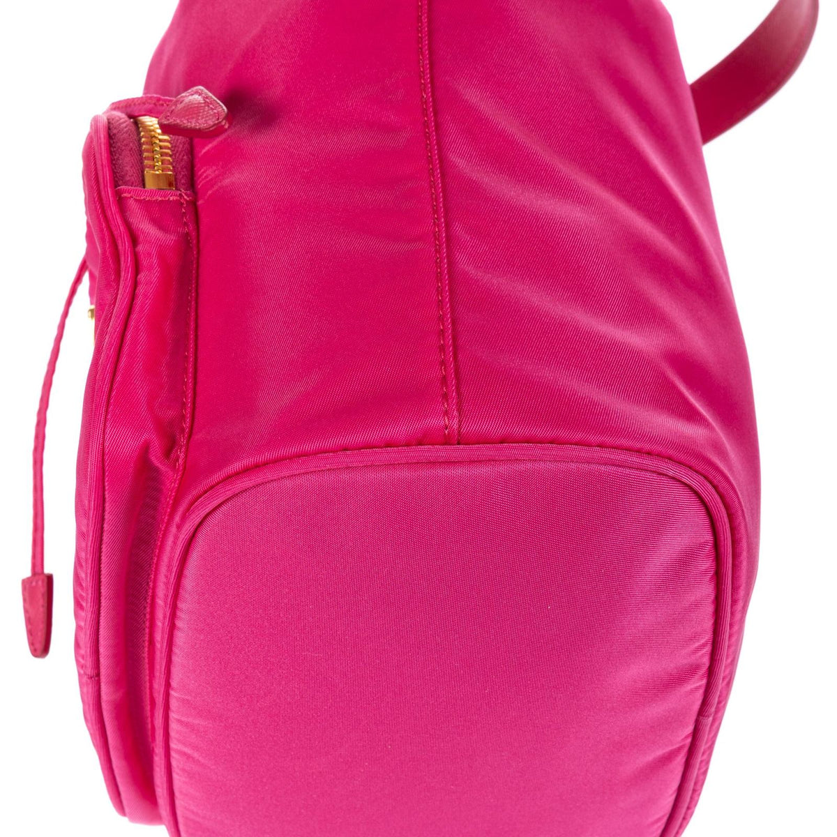 Prada Re-Nylon Duet Bucket Bag Pink Nylon — view 8