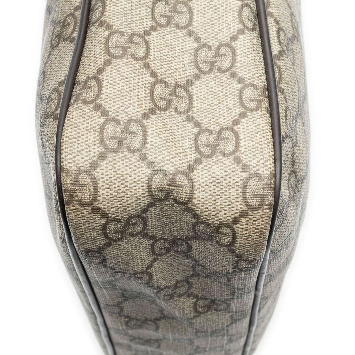 Gucci Half Moon Zip Messenger Brown Beige Supreme Canvas — view 8