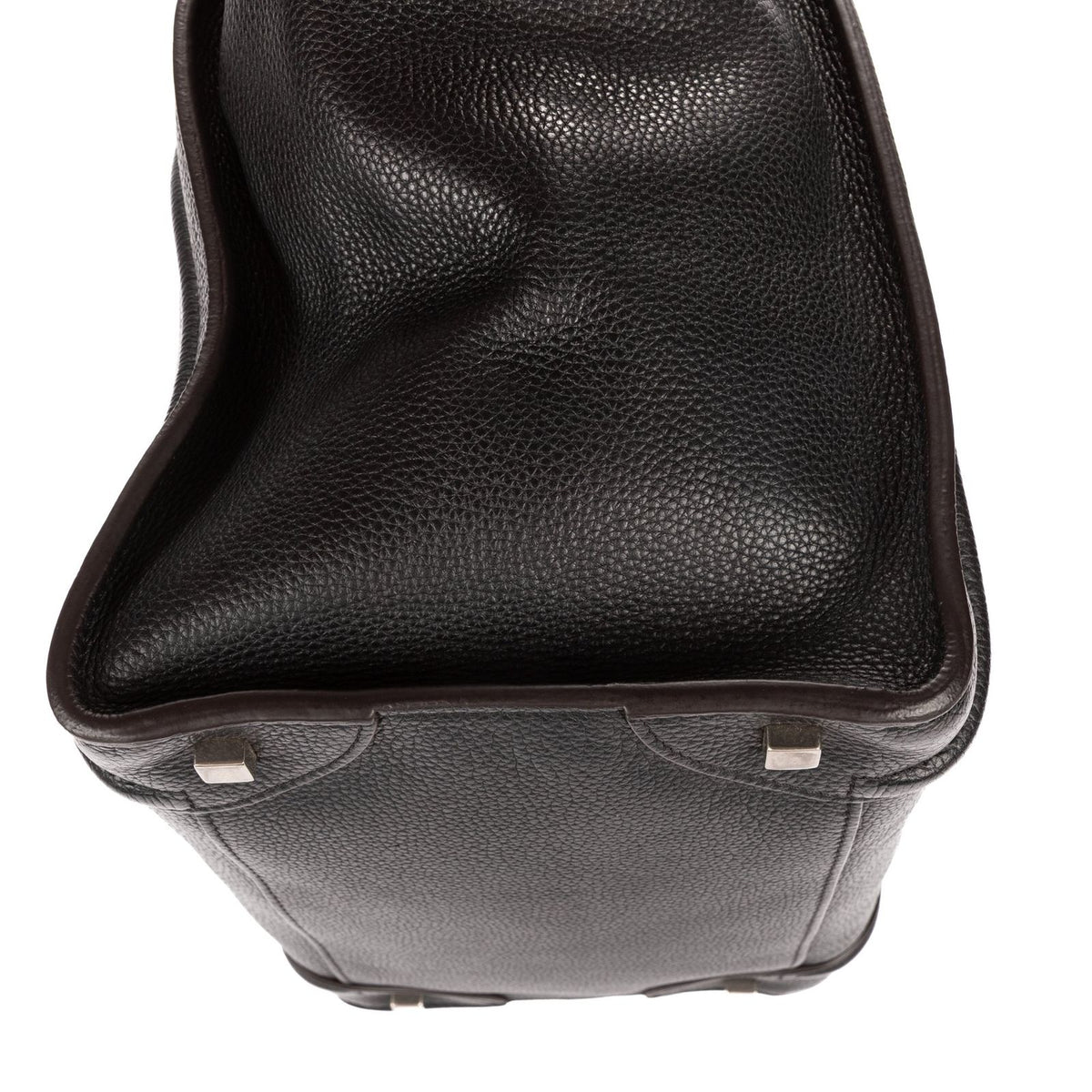 Celine Mini Luggage Bag Black Grain Calfskin Leather — view 8