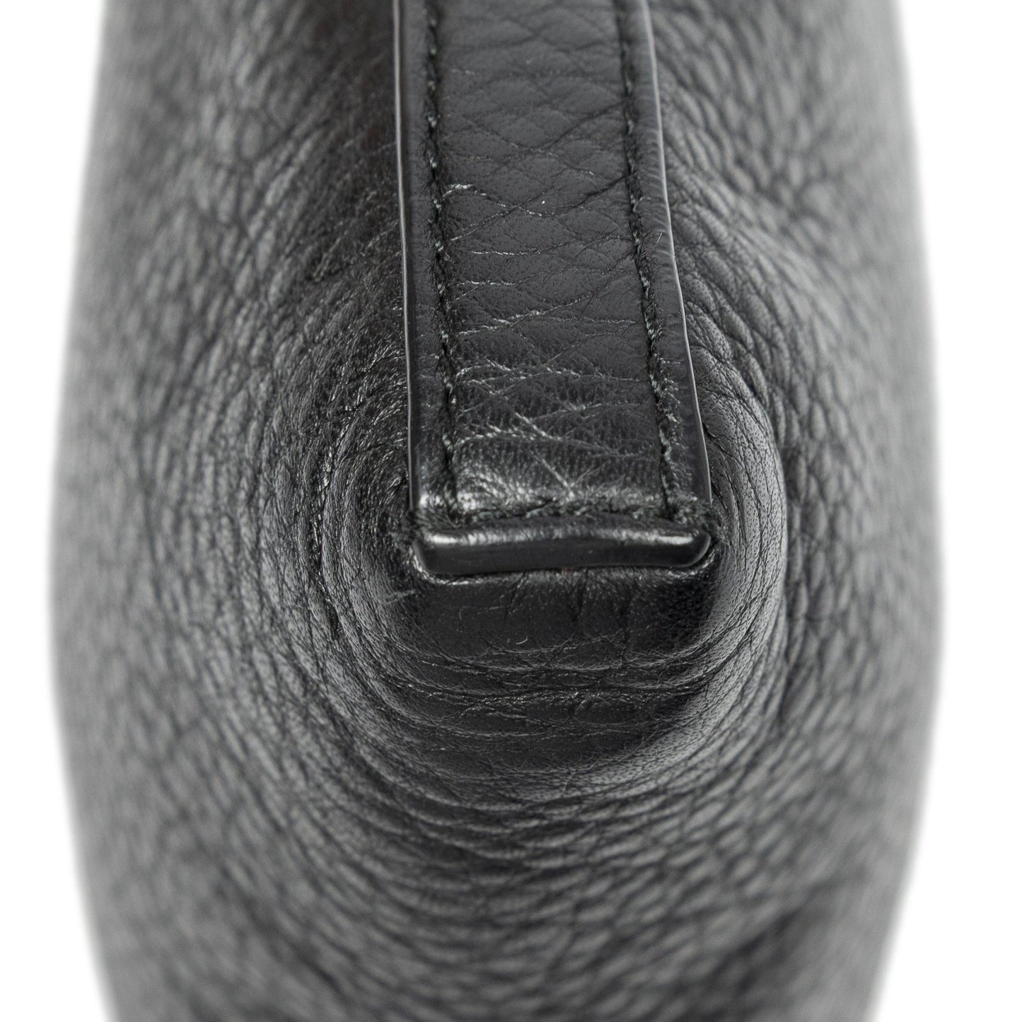 Loewe Mini Heritage Square Cross Belt Bag Black Grain Calfskin Leather — view 8