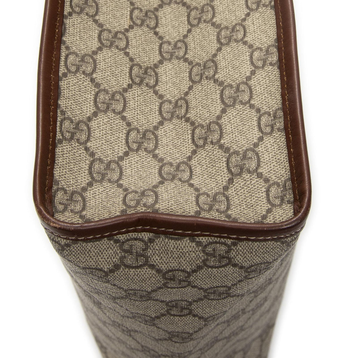 Gucci Vertical Tote Brown Beige Supreme Canvas — view 8