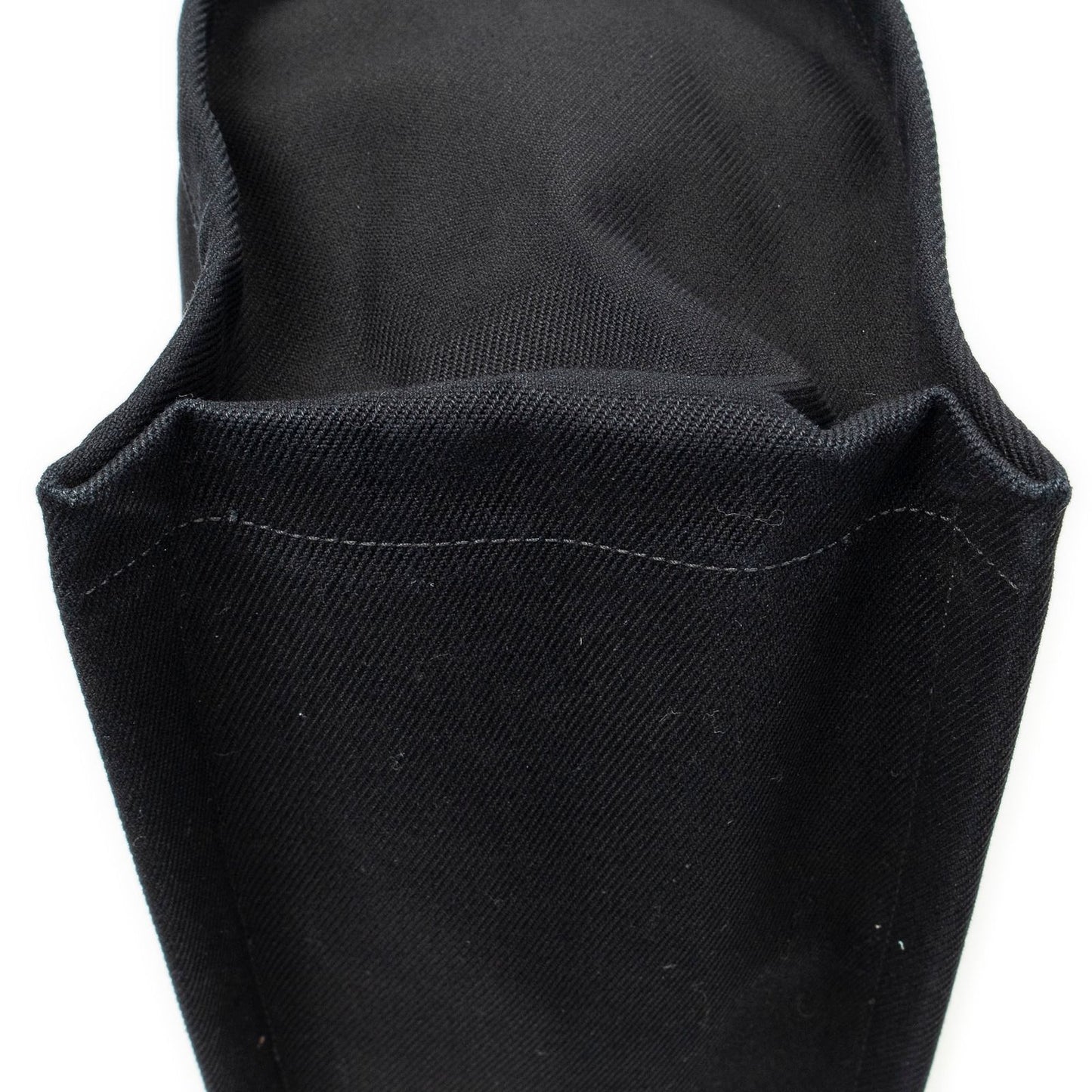 Saint Laurent Vertical Rive Gauche Tote Black Canvas — view 8
