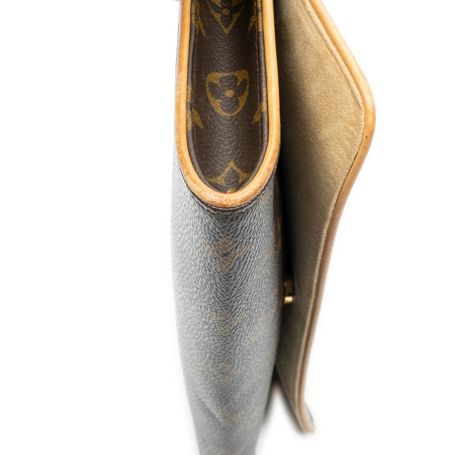 Louis Vuitton Twin Brown Monogram Canvas Shoulder Bag — view 8
