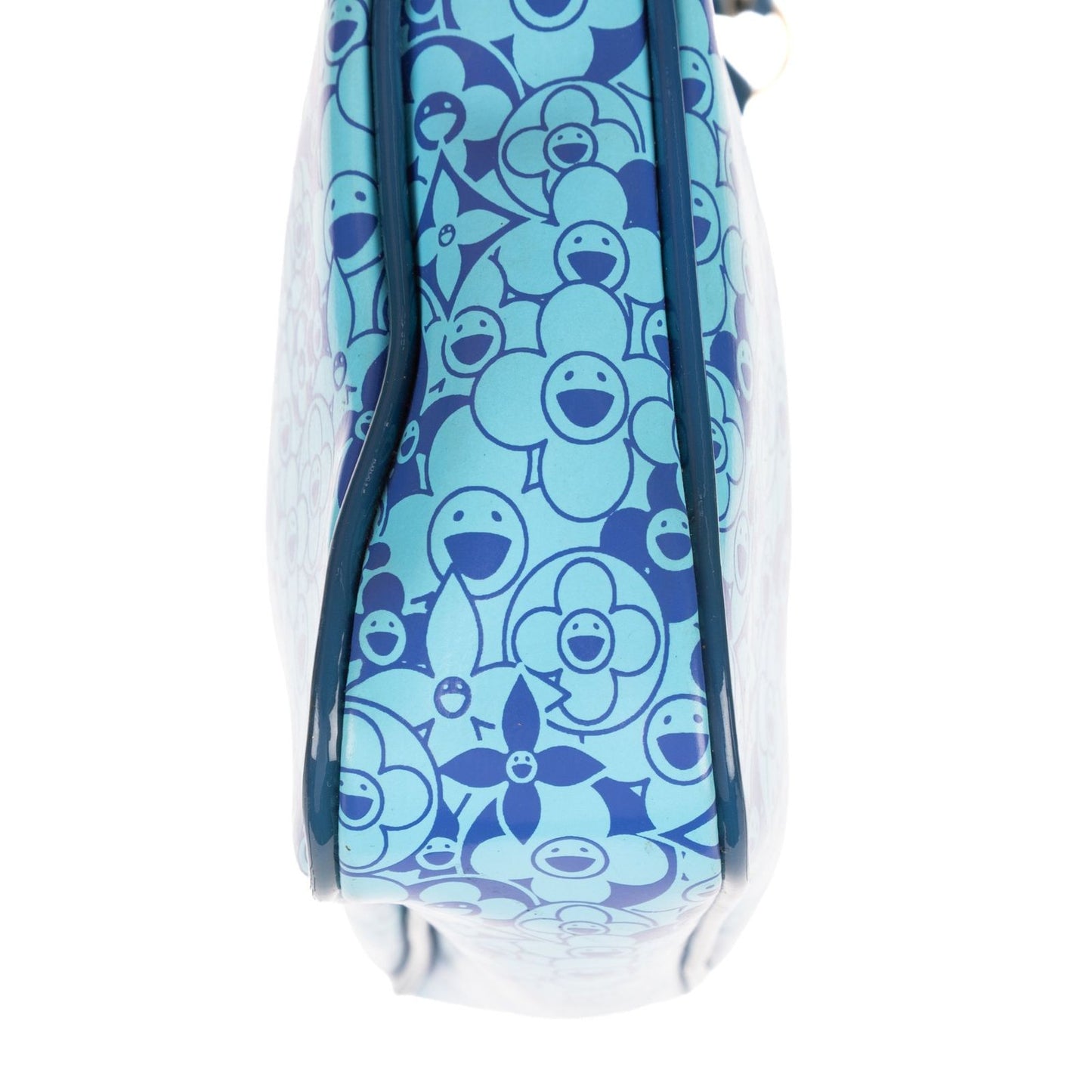 Louis Vuitton Limited Edition Takashi Murakami Cosmic Blossom Pochette Blue — view 8
