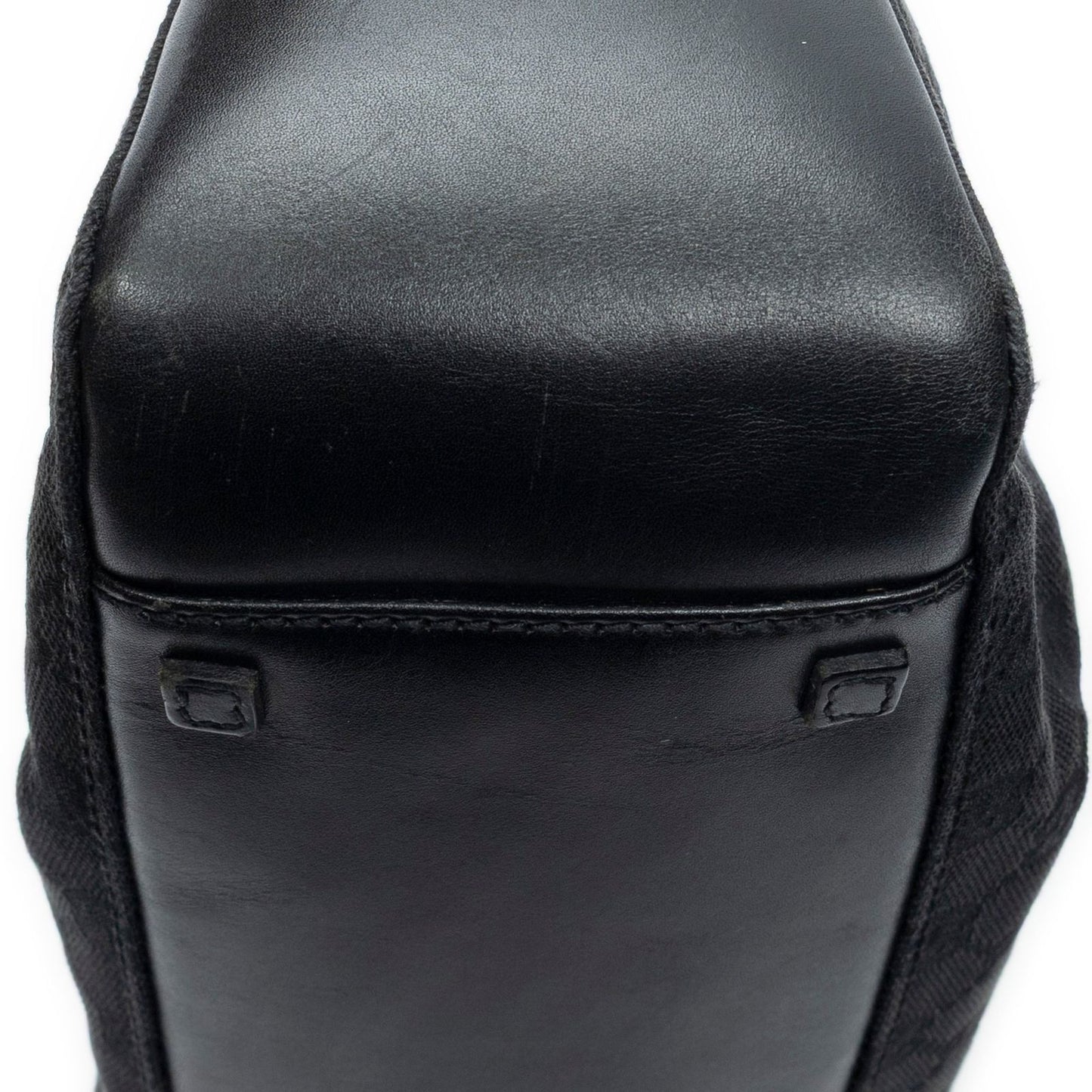 Gucci Rectangle Open Tote Black GG Canvas — view 8