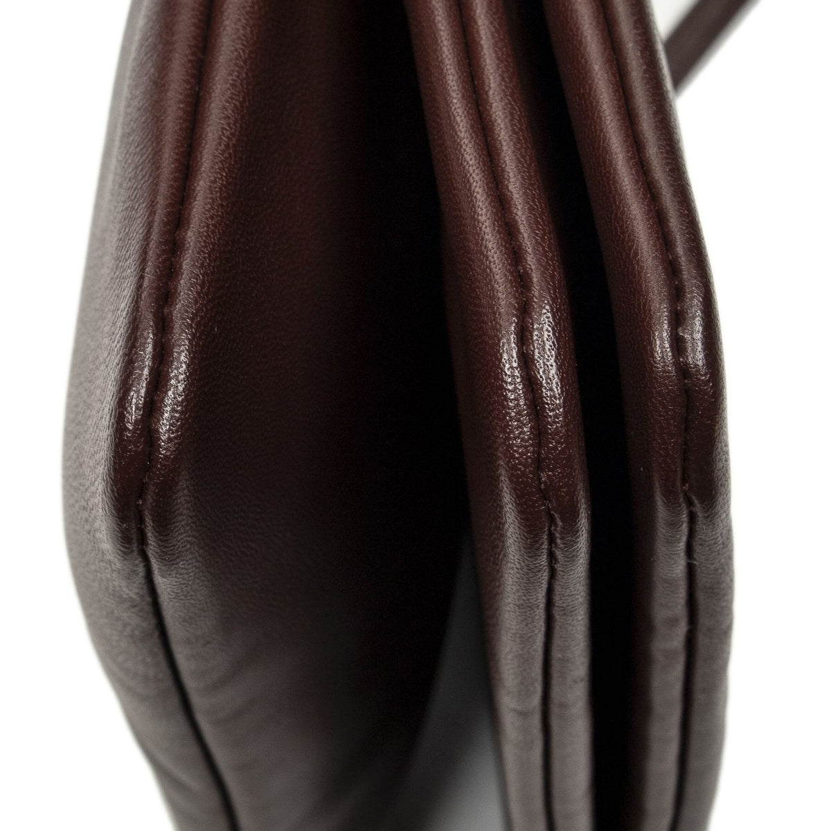 Celine Small Trio Crossbody Burgundy Calfskin Leather — view 8