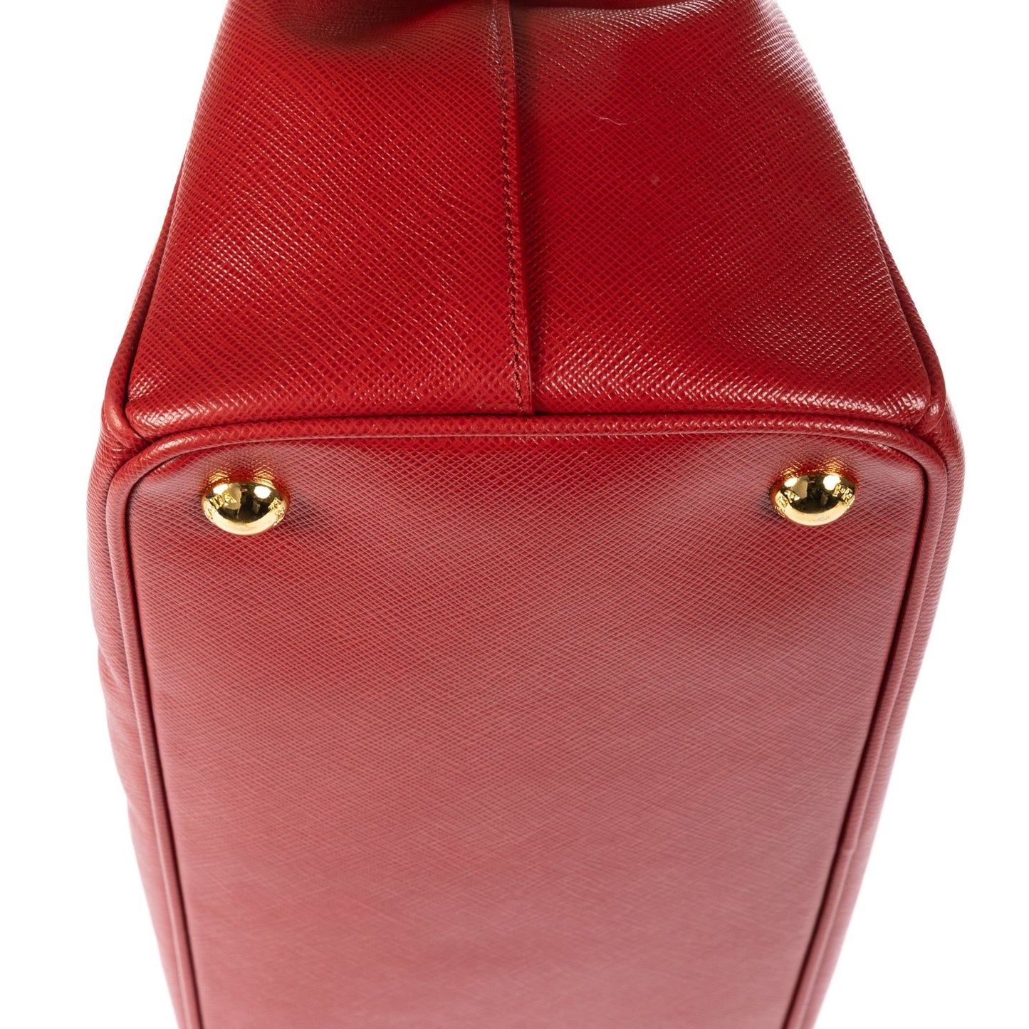 Prada Executive Tote Red Saffiano Leather — view 8