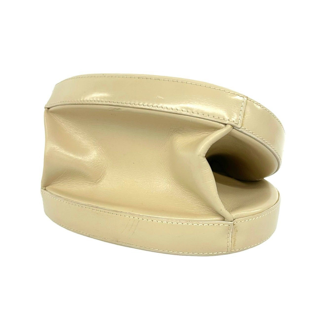 Loewe Vintage Anagram Leather 2-Way Mini Shoulder Bag Ivory — view 8