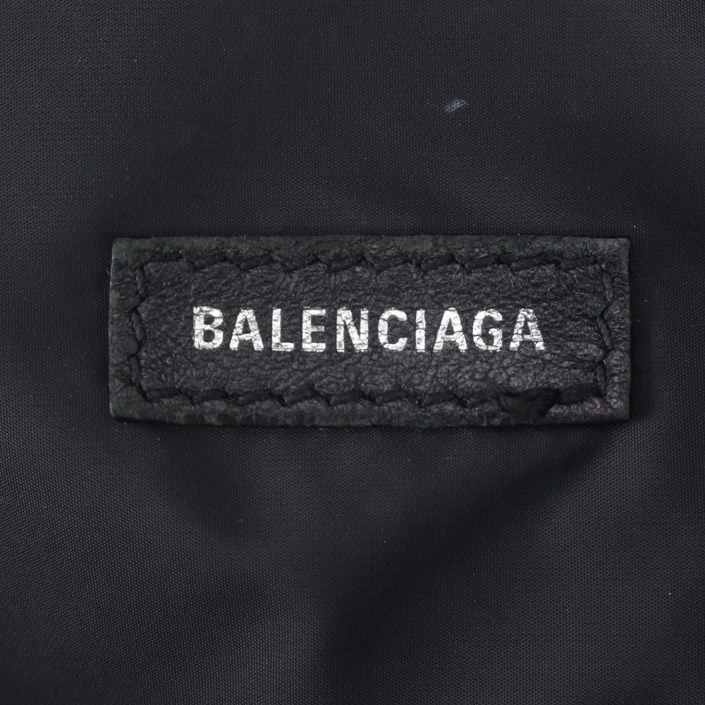 Balenciaga BB Monogram Leather Belt Bag Body Waist Pouch Shoulder Tote — view 8