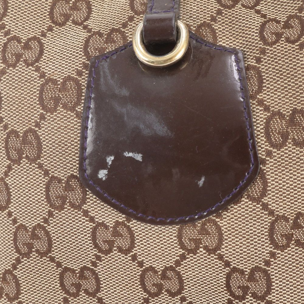 Gucci GG Canvas Jolie Leather Tote Shoulder Hand Brown — view 8
