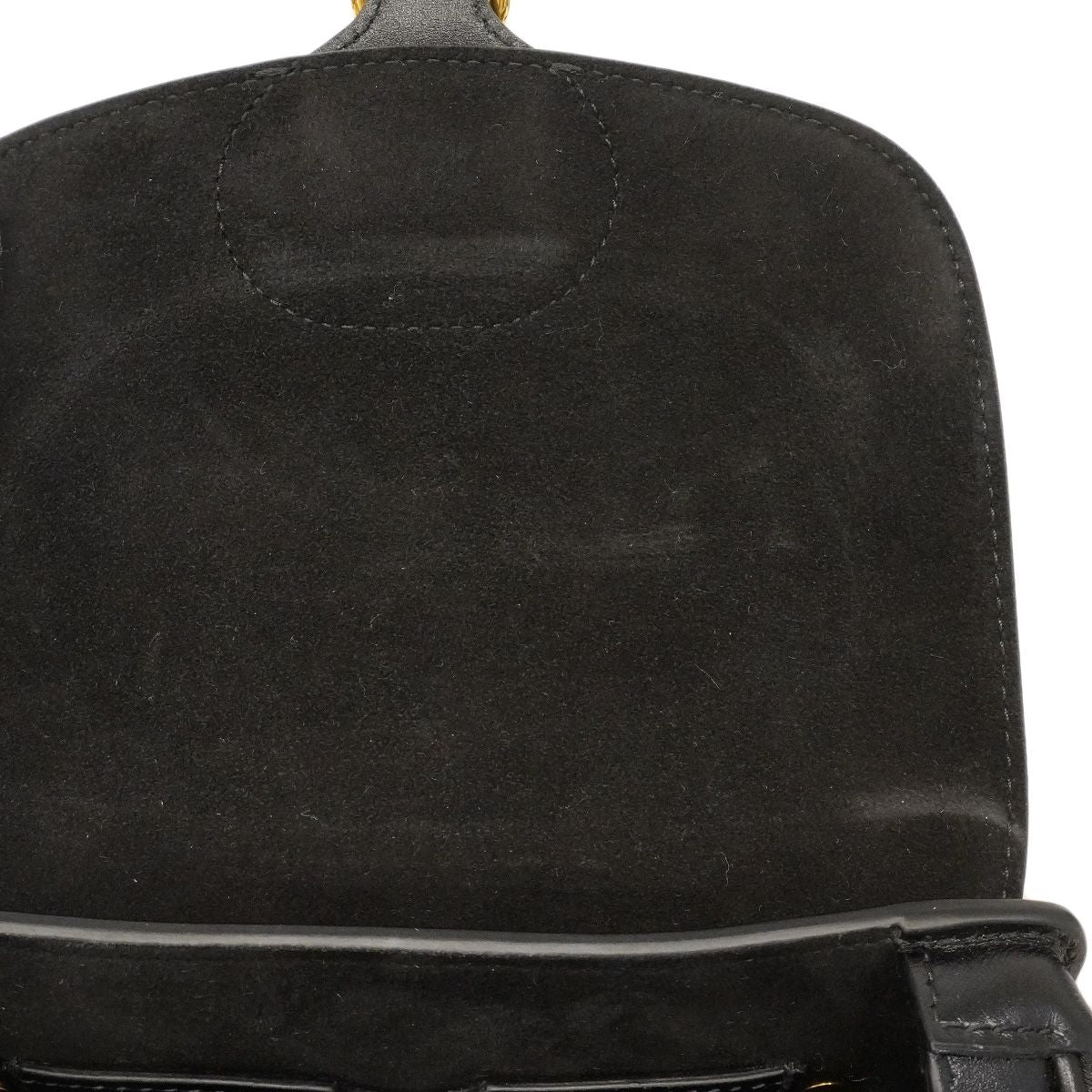 Dior Shoulder Bag Bobbi Leather Black Gold — view 8