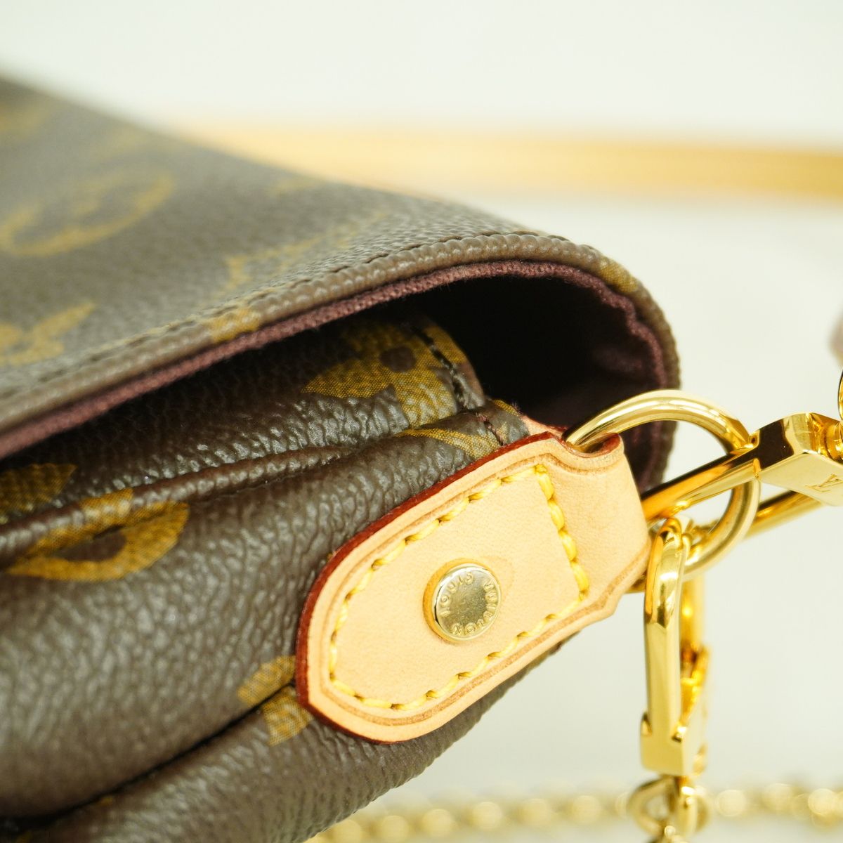 Louis Vuitton Handbag Monogram Favorite PM Brown 2-Way — view 8