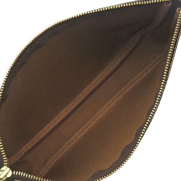 Louis Vuitton Pouch Pochette Accessoires Monogram Canvas Gold Vintage Handbag — view 8