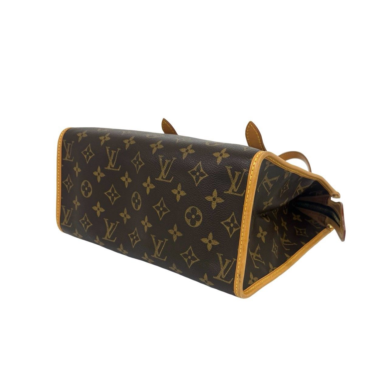 Louis Vuitton Popincourt Monogram Leather Shoulder Bag Tote Brown — view 8