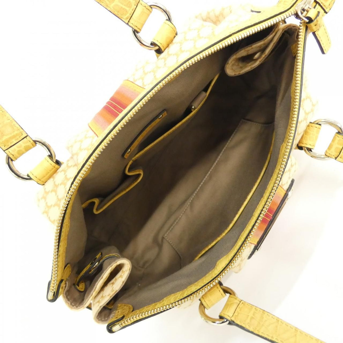 Celine Bag Handbag Yellow — view 7