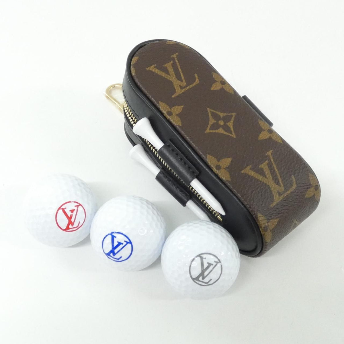 Louis Vuitton Monogram Set Togo Ruff Andrews Golf Set Shoulder Bag — view 6