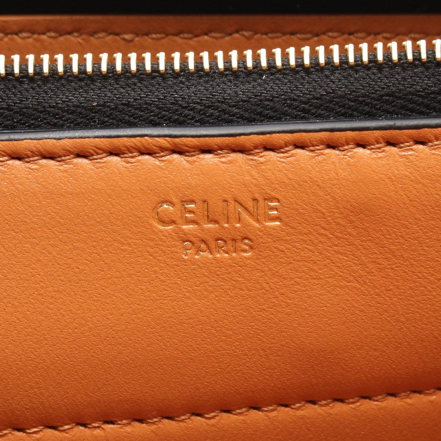 Celine Shoulder Bag Trio Flap Triomphe Leather — view 4
